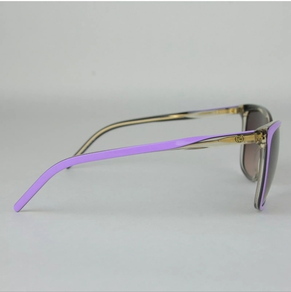NWT GUCCI Lilac Acetate Sunglasses with Interlocking GG, Beautiful! main image 7